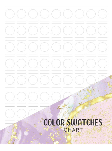 Libro: Color Swatch Chart: Organize 7848 Blank Circle Colour