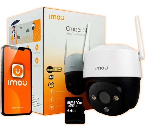 comprar Cámara Seguridad Imou Cruiser 2mp Wifi Exterior Ip + Sd 64 G