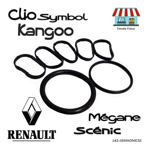 Kit Gomas Multiple O´ring  Cue Acele Renault Kang Symbol Cli