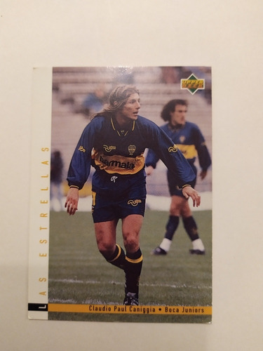 Figurita Claudio Pajaro Paul Caniggia - Boca 95 -upper Deck 