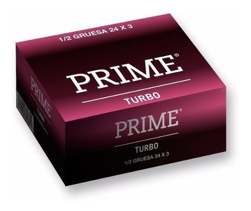 Preservativos Prime Turbo 24x3 72 unidades