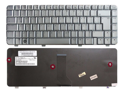 Teclado Hp Pavilion Dv4 Dv4-1028us Dv4-1029tx Plata Español