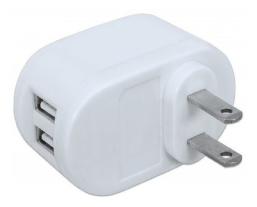 Cargador De Pared Manhattan Usb 2 Ptos 2.1a Total