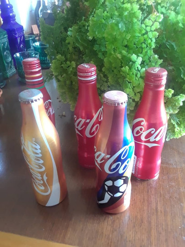 Botellas Aluminio Cocacola De Coleccion