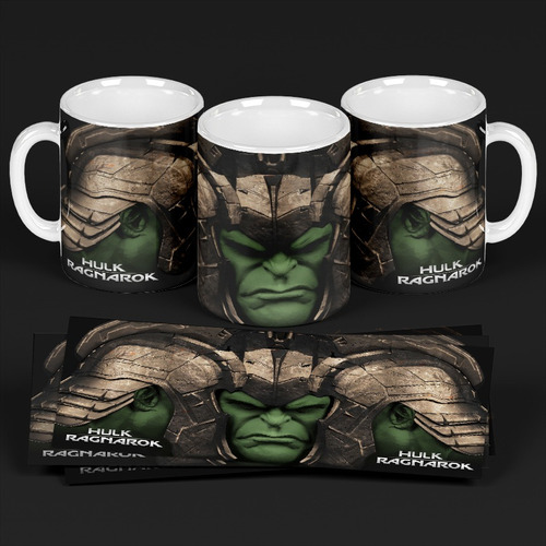 Taza De Cerámica Increíble Hulk 3d Importada En Caja
