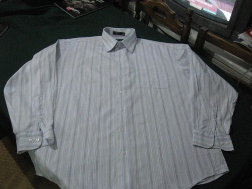 Camisa, Nautica Manga Larga Talla L (161/2)34-35 Impecable