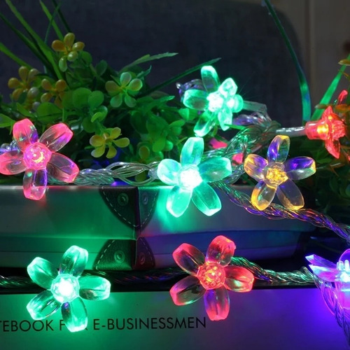 Led Flores Guirnaldas 3mts