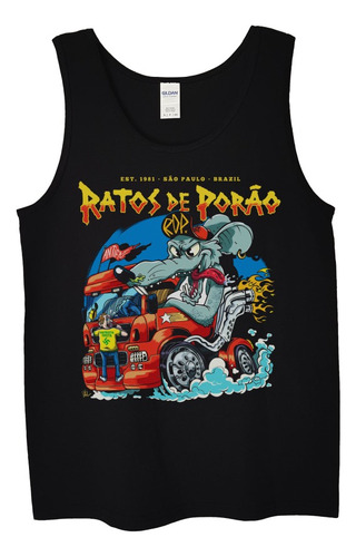 Polera Musculosa Ratos De Porao Est 1981 Sa Punk Abominatron