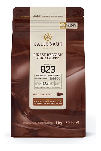 Chocolate Leche 33% Callebaut 1 Kg. Onlynaturalstore