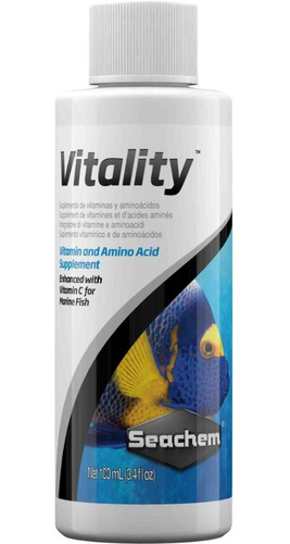Vitality 500ml Seachem Vitaminas Para Peces