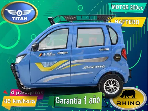 Triciclo Naftero 200cc 4 Pasajeros Titan Rhino 0km