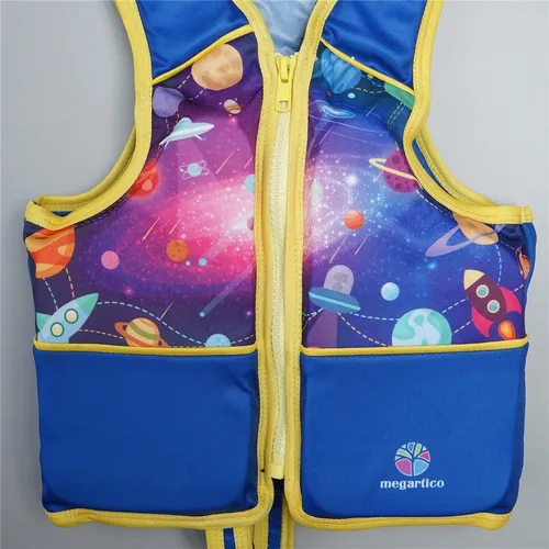Chaleco Salvavidas Unicornio Ajustable Para Niños 2-6 Años