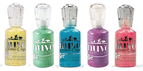 Nuvo Gota Purpurina Juego Cinco Color Toybox