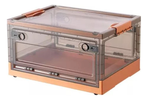 Caja Organizadora 54 Litros Plegable Con Ruedas 58x43x34cm