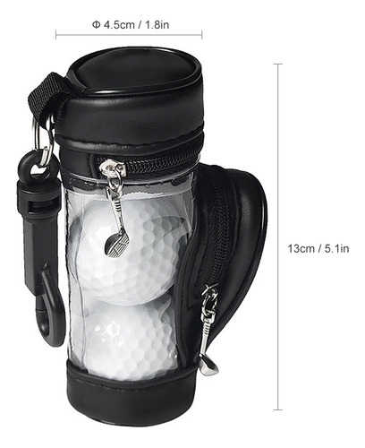 Estuche Porta Pelotas.tees De Golf Con.pelotas.3 Tees