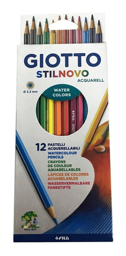 Lapices Acuarelables Giotto Stilnovo X 12 Colores 
