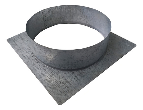 Adaptador P/ Duto 12 35x35 Galvanizado Chaminé E Dutos