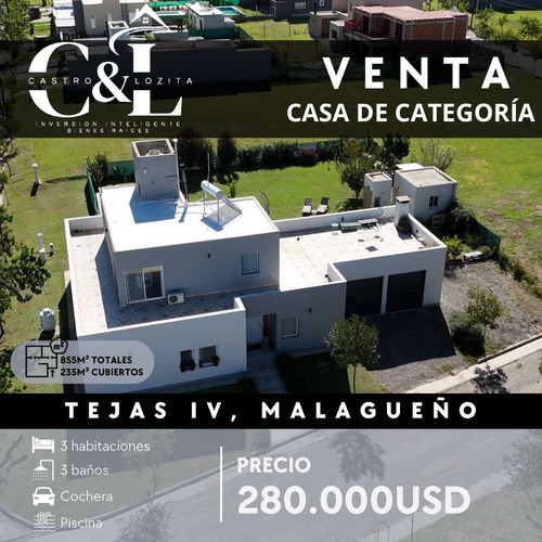 Exclusiva Propiedad De Categoría En B° Cerrado Tejas 4 - Malagueño.