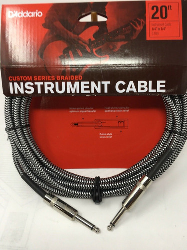 Cable Para Instrumento De 3 Metros Planet Wave Pw-bg-10bg