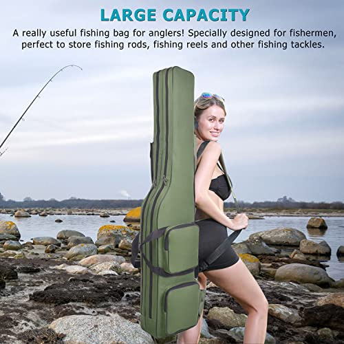 Funda Caña Pesca Impermeable 4.27ft - Organizador +
