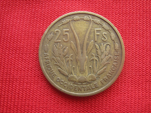 África Occidental Francesa  25 Francos 1956