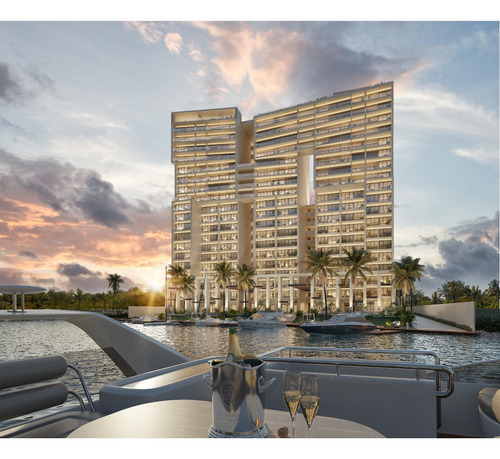 Departamento En Venta En Cancún, Blas, En Exclusiva Zona, Puerto Cancún Y Con Amenidades De Primer Nivel