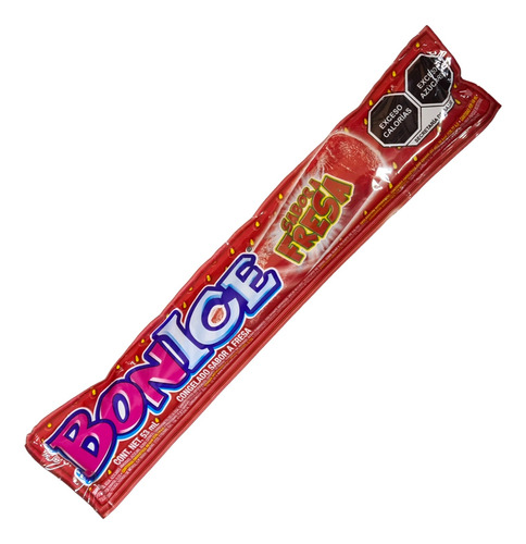 Bolis Bonice Sabor Fresa Caja 100pz 53ml C/u Sabor Fresa