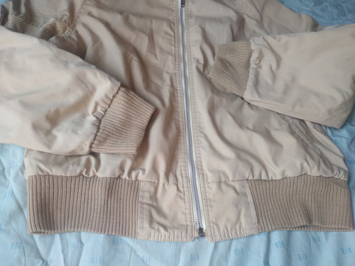Campera Reversible De Corderoy Beige (Usado)