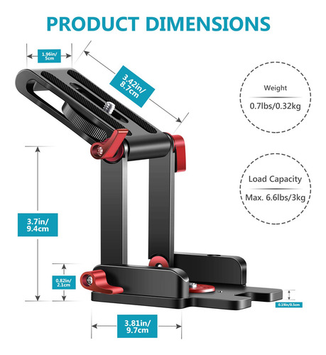 Cabezal De Trípode Neewer Z-flex Tilt Head Tipo Z Para Cámar