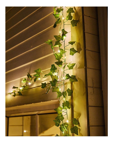 Guirnalda De Luces Led Solares De Arce 10 M Luces De Hoja