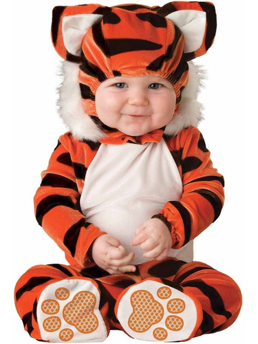 Disfraz Para Niño Tigre Talla 12-18 Meses Halloween 