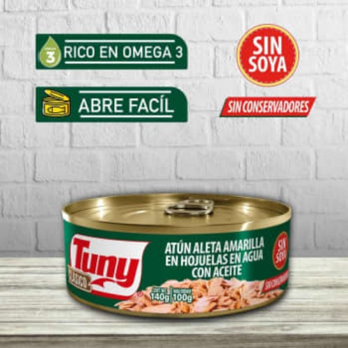 Atun En Aceite Tuny 8 Latas De 140g C/u