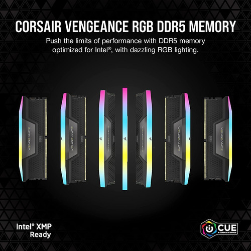 Corsair Vengeance Rgb Ddr5 Ram 32gb (2x16gb) 6400mhz Cl36...