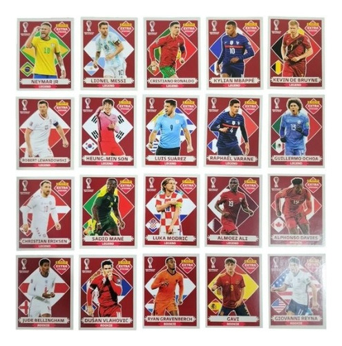 Figura de panini de Almoez Ali para la Copa Mundial de Catar 2022, Copa Mundial de Catar 2022, álbum de la Copa Mundial de Catar 2022, unidad de 1 x 1 pieza separada