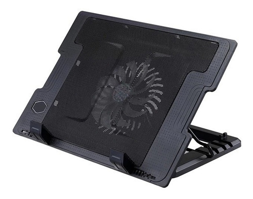 Base Enfriador Para Laptop Ventilador Portatil 5 Niveles Color Negro
