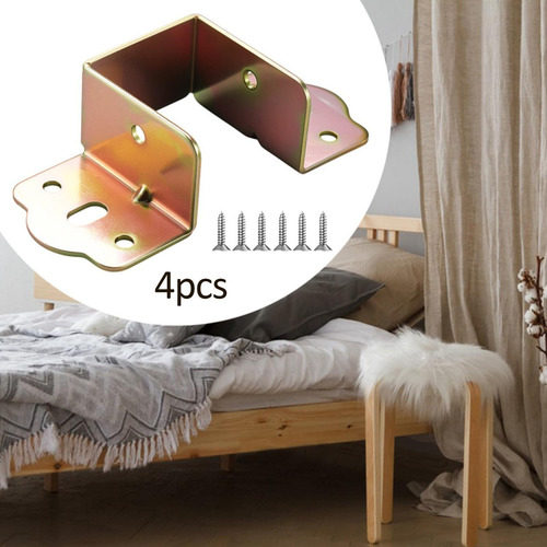 Soporte De Riel De Cama De 4 Piezas Bisagra De Cama 40 Mm