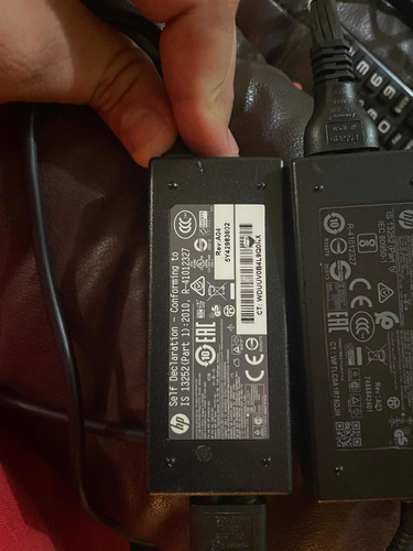 Lote De 10 Cargadores Hp Punta Azul De 45w Originales (Usado)