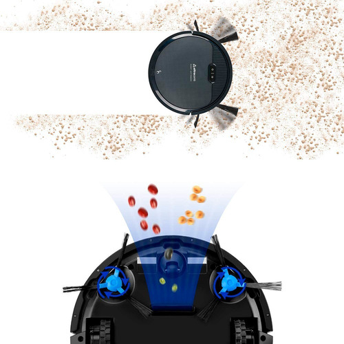 Aspiradora robot Ultracomb AS-6061 antracita y negra