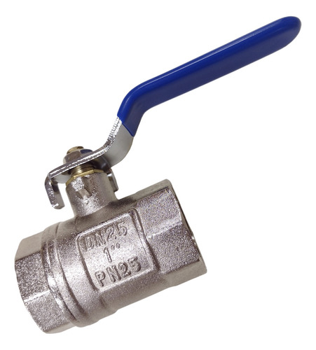 Llave De Paso 1 Pulgada Valvula Esferica Metalica Para Agua