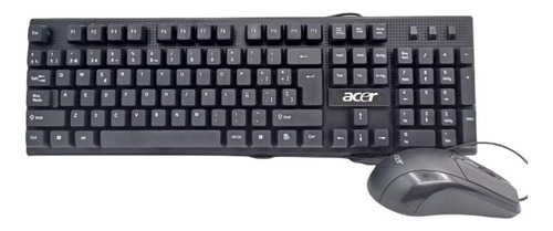 Kit De Teclado Y Mouse Usb Acer  6810 Español Ñ