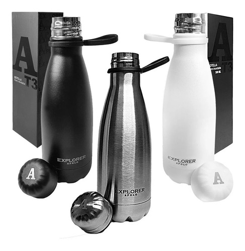 Botella Explorer 500 Ml Deportiva Acero Inox.  Libre Bpa