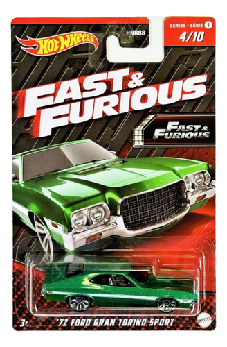 Hot Wheels Rapido Y Furioso Ford Gran Torino Sport 4/10