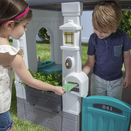 Casa De Juegos Moderna Para Niños Color Blanco Interactiva