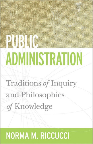 Public Administration - Riccucci Norma