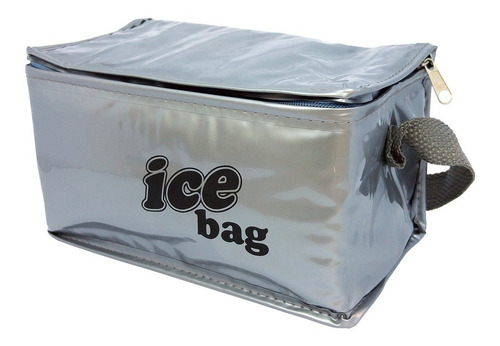 Bolsa Térmica Cotérmico Ice Bag 3 Litros - Bag Freezer Cor Cinza Voltagem da bateria 0