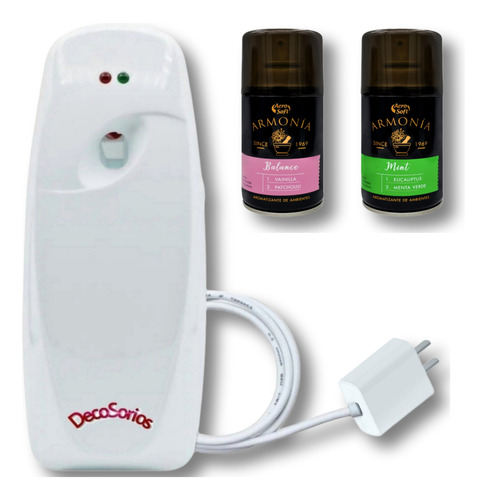 Aromatizador Automatico Amb Electrico + 2 Fragancias Armonia