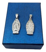 Comprar Collar Medalla Virgen De Guadalupe En Acero Quirúrgico 