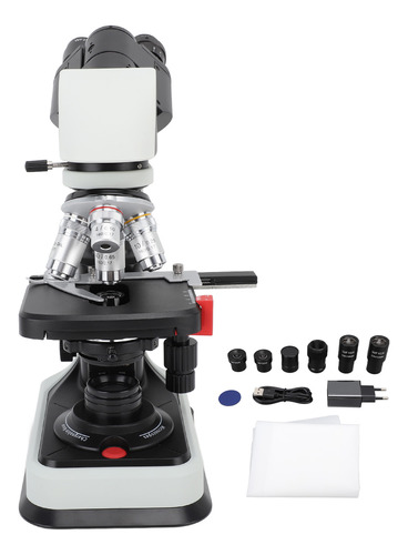 Microscopio Binocular Compuesto Profesional Biológico Para
