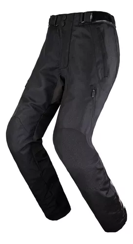 PANTALON DE MOTO EN CORDURA IMPERMEABLE TRANSPIRABLE CON PROTECCIONES CE