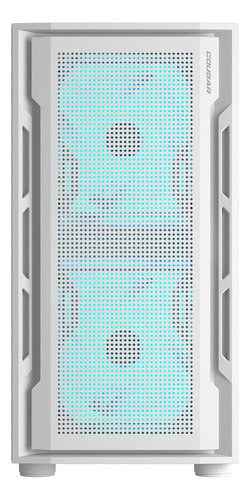 Case Cougar Uniface Mini Rgb Matx Vidrio Templado 3 Fan Color Blanco